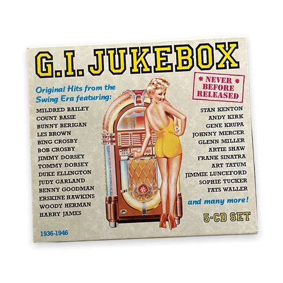 G.I. Jukebox Original Hits From Swing Era 5 CD Set 1936-1946 Released 1993 EUC - Picture 3 of 8